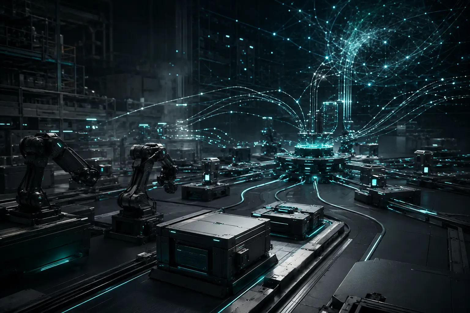 AI automation and connected robotic operations