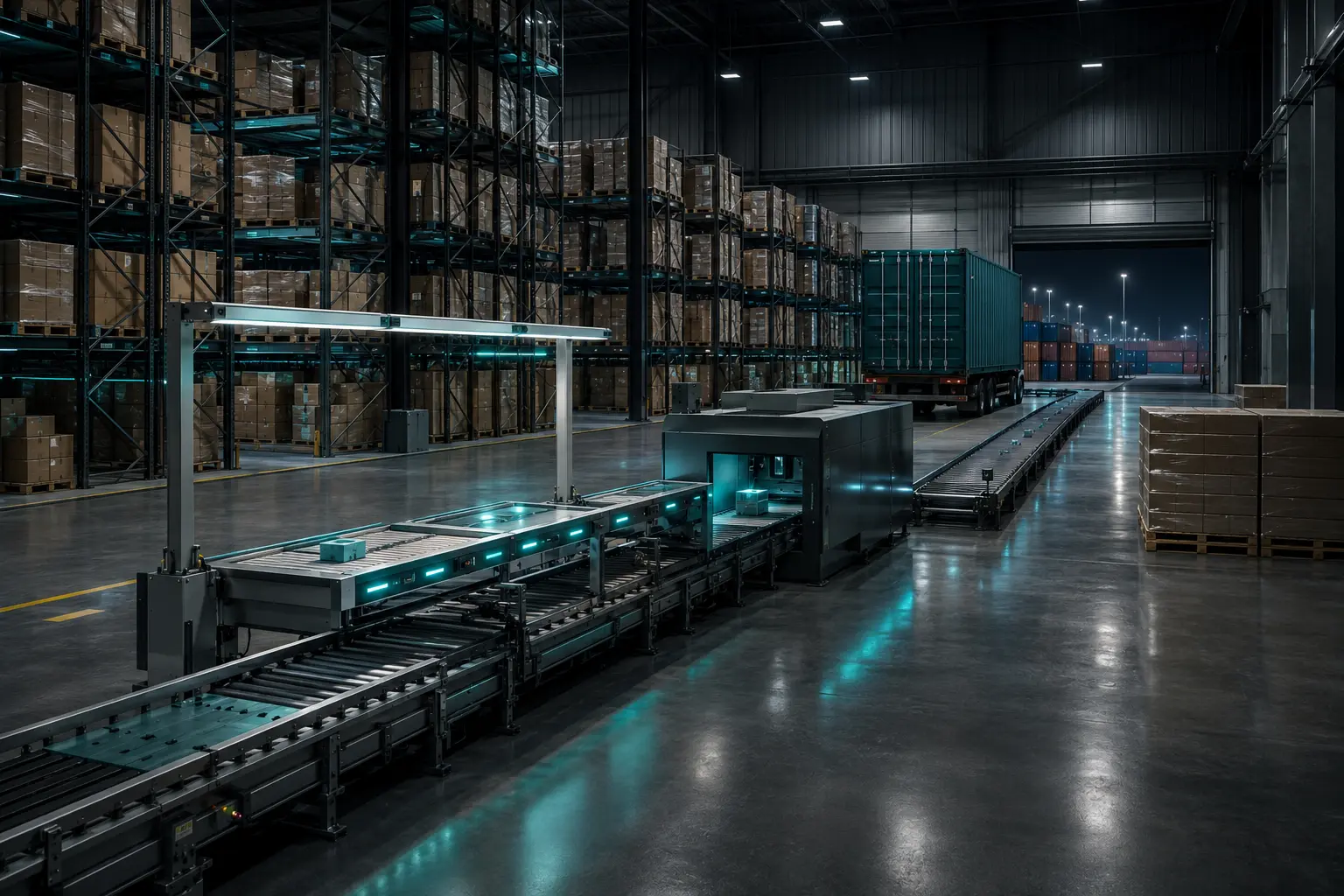 Automated international sourcing, inspection, and warehouse operation